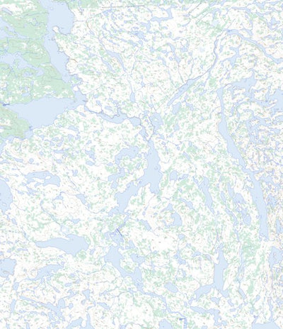 Natural Resources Canada Thlewycho Lake (076C16 Toporama) digital map