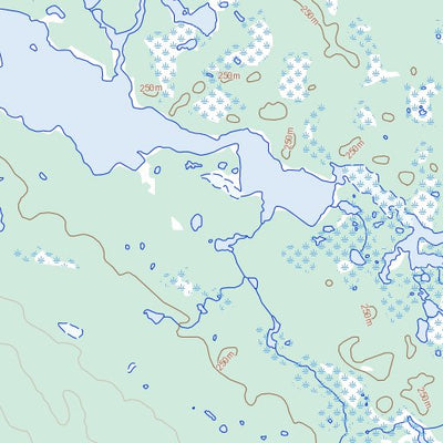 Natural Resources Canada Thomas Lake, NT (086E03 Toporama) digital map