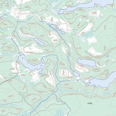 Natural Resources Canada Thornbury Lake, AB (073M12 Toporama) digital map