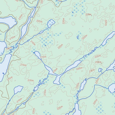 Natural Resources Canada Thubun River, NT (085H08 Toporama) digital map