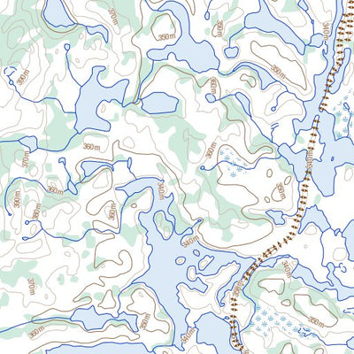 Natural Resources Canada Tice Lake, MB (064N14 Toporama) digital map
