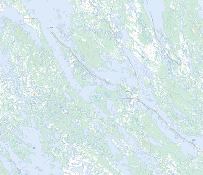 Natural Resources Canada Timmins Lake, NL (023I04 Toporama) digital map