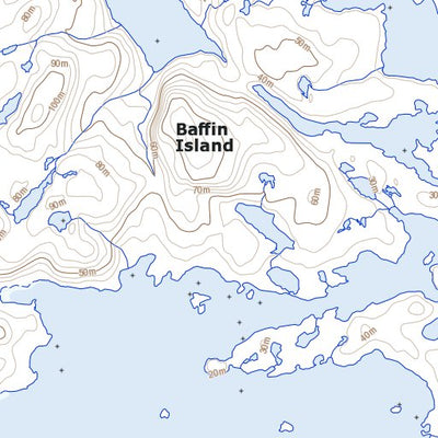 Natural Resources Canada Tinitonito Bay (036A12 Toporama) digital map