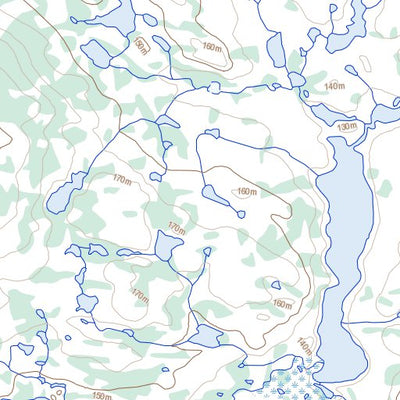 Natural Resources Canada Tiriksiujarvik Hill, NU (066A03 Toporama) digital map