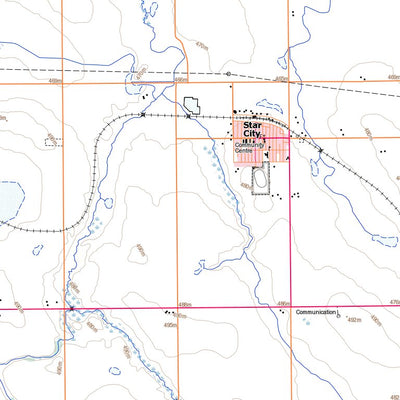 Natural Resources Canada Tisdale, SK (073A16 Toporama) digital map