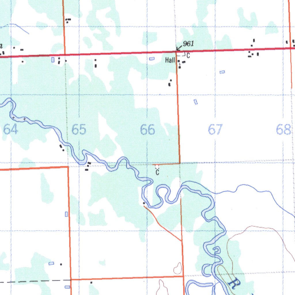 Tolstoi, MB (062H02 CanMatrix) Map by Natural Resources Canada Avenza