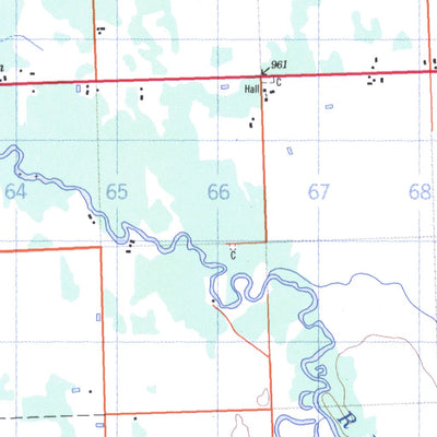 Natural Resources Canada Tolstoi, MB (062H02 CanMatrix) digital map