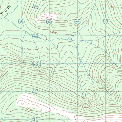 Natural Resources Canada Tom Creek, YT (115J12 CanMatrix) digital map