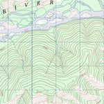 Natural Resources Canada Tom Creek, YT (115J12 CanMatrix) digital map