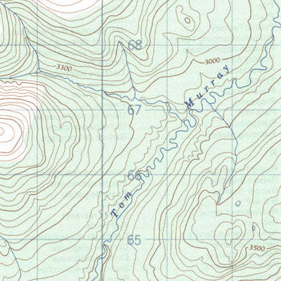 Natural Resources Canada Tom Murray Creek, YT (115G13 CanMatrix) digital map