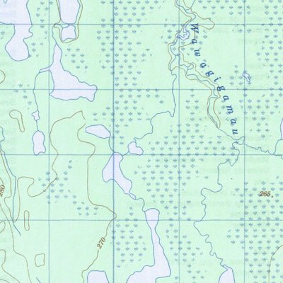 Natural Resources Canada Tomorrow Lake, ON (042H15 CanMatrix) digital map