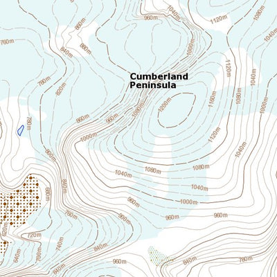 Natural Resources Canada Touak Fiord, NU (016E14 Toporama) digital map