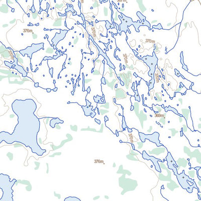Natural Resources Canada Tourgis Lake, NT (076B09 Toporama) digital map