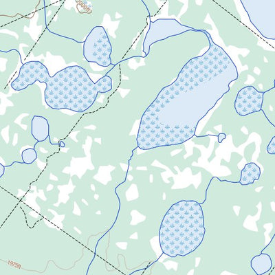 Natural Resources Canada Trainor Lake, NT (095A08 Toporama) digital map