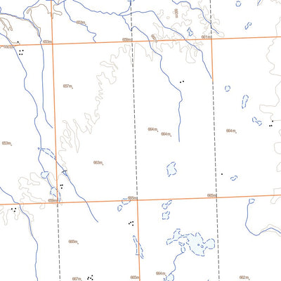 Natural Resources Canada Tramping Lake, SK (073C02 Toporama) digital map