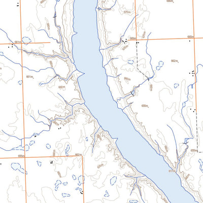 Natural Resources Canada Tramping Lake, SK (073C02 Toporama) digital map