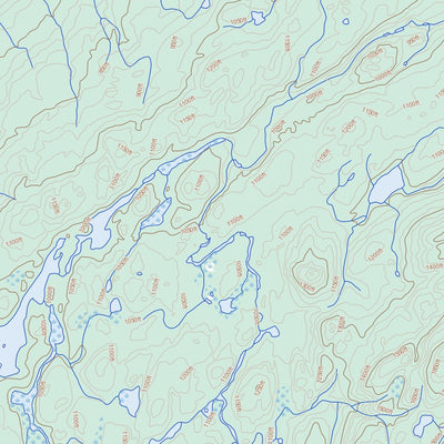 Natural Resources Canada Traverspine River, NL (013F01 Toporama) digital map