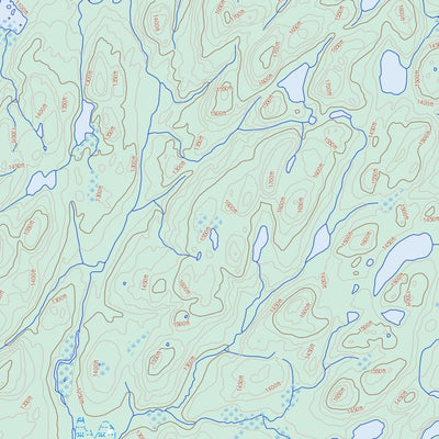 Natural Resources Canada Traverspine River, NL (013F01 Toporama) digital map