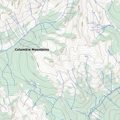 Natural Resources Canada Trout Lake, BC (082K11 Toporama) digital map