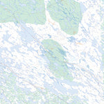 Natural Resources Canada Trud Lake, NU (065I01 Toporama) digital map