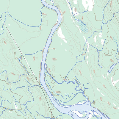 Natural Resources Canada Truncate Creek (094F03 Toporama) digital map