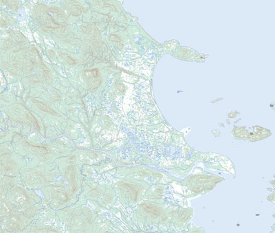 Natural Resources Canada Trunmore Bay, NL (013H14 Toporama) digital map