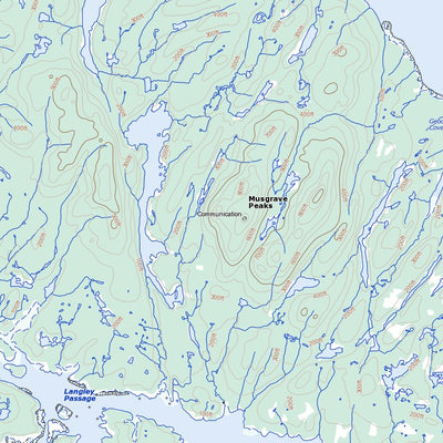 Natural Resources Canada Trutch Island (103H04 Toporama) digital map