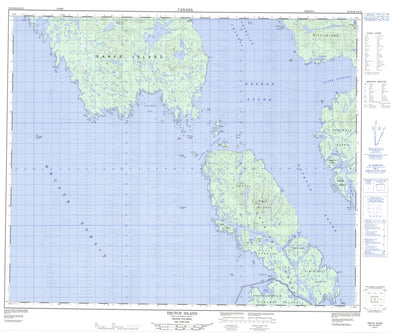 Natural Resources Canada Trutch Island, BC (103H04 CanMatrix) digital map