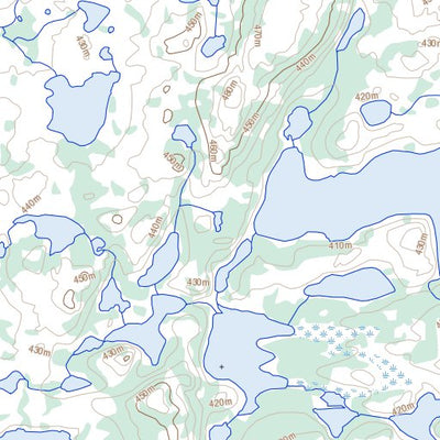 Natural Resources Canada Tsan Lake (086A02 Toporama) digital map