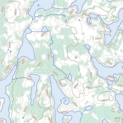 Natural Resources Canada Tsan Lake (086A02 Toporama) digital map