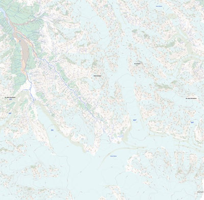 Natural Resources Canada Tsirku Glacier, BC (114P07 Toporama) digital map