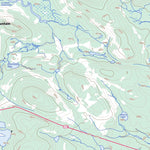 Natural Resources Canada Tuadook Lake, NB (021J15 Toporama) digital map