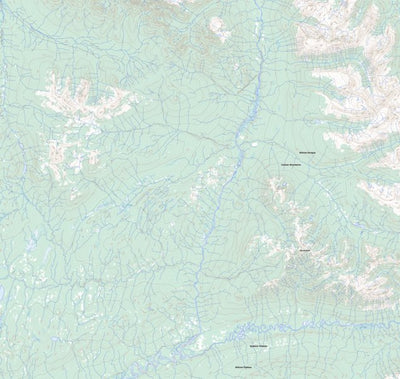 Natural Resources Canada Tucho River, BC (104I01 Toporama) digital map