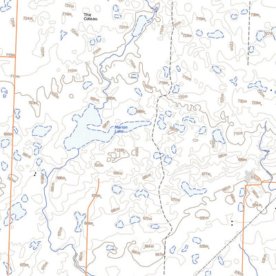 Natural Resources Canada Tullis, SK (072O03 Toporama) digital map