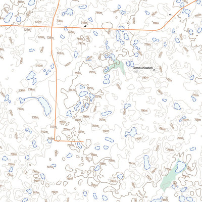 Natural Resources Canada Tullis, SK (072O03 Toporama) digital map
