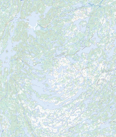 Natural Resources Canada Turmoil Lake, NT (086F01 Toporama) digital map