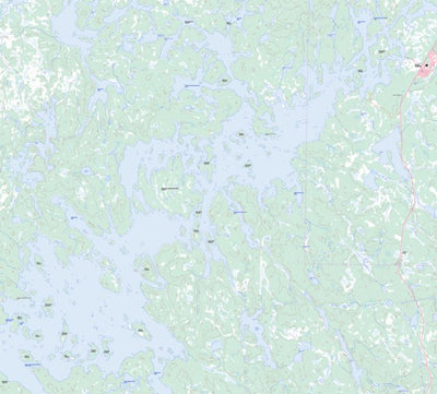 Natural Resources Canada Turnbull Lake, MB (064C08 Toporama) digital map