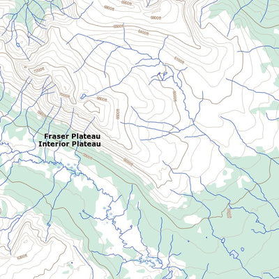 Natural Resources Canada Tusulko River, BC (093C12 Toporama) digital map