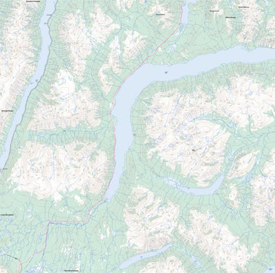 Natural Resources Canada Tutshi Lake, BC (104M15 Toporama) digital map