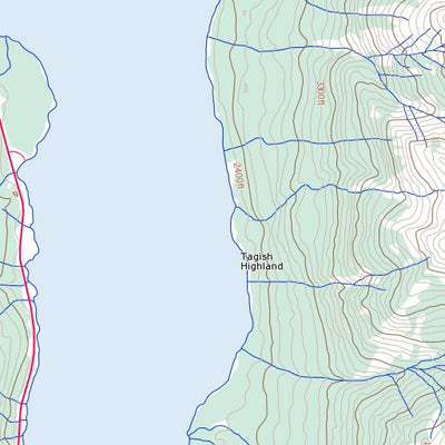 Natural Resources Canada Tutshi Lake, BC (104M15 Toporama) digital map