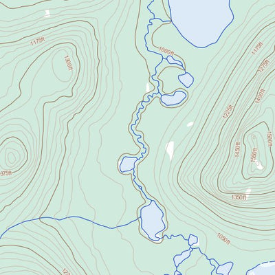 Natural Resources Canada Twin Lake, YT (116N08 Toporama) digital map