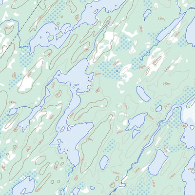 Natural Resources Canada Two River Lake, ON (053G14 Toporama) digital map