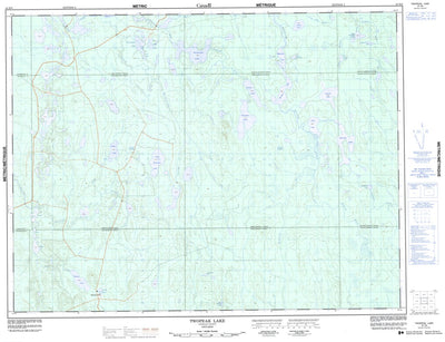 Natural Resources Canada Twopeak Lake, ON (042H08 CanMatrix) digital map