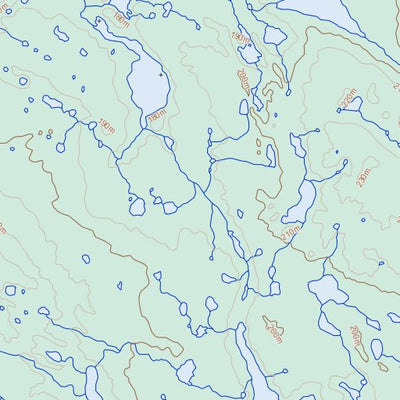 Natural Resources Canada Uksuriajuaq Rapids, NU (065O13 Toporama) digital map