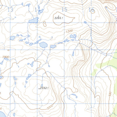Natural Resources Canada Umiakovik Lake, NL (014E07 CanMatrix) digital map