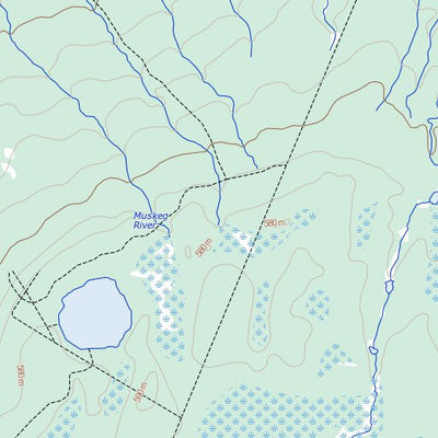 Natural Resources Canada Unnamed, AB (074E07 Toporama) digital map