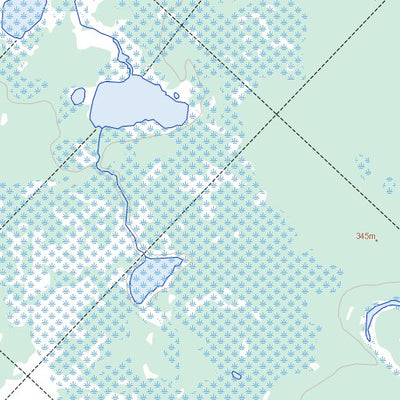Natural Resources Canada Unnamed, AB (084G14 Toporama) digital map