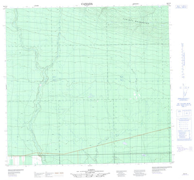 Natural Resources Canada Unnamed, AB (084J12 CanMatrix) digital map
