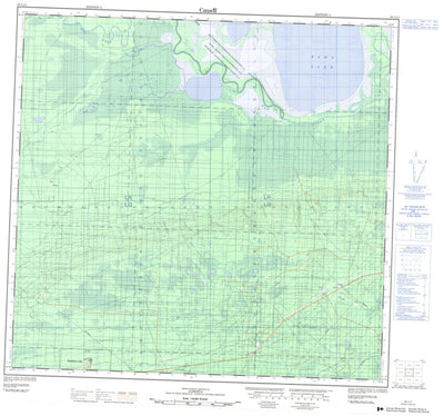 Natural Resources Canada Unnamed, AB (084L11 CanMatrix) digital map