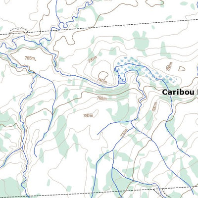 Natural Resources Canada Unnamed, AB (084N08 Toporama) digital map